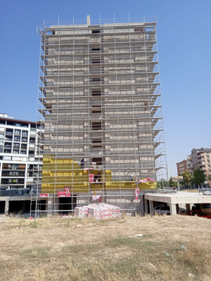 Aymanas Evleri | 31.8.2021 - F BLOK (3) - DIŞ CEPHE MANTOLAMA